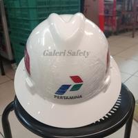 Gambar Helm Safety MSA Fullbrim Pertamina Original Fastrack Putih Original ANSI dari galerisafetyy undefined 1 Tokopedia