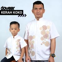 Gambar Dowear Baju Kemeja Koko Lebaran Muslim Pria Lengan Pendek Full Motif Printing 554 KOKO FADLAN - Kerah Koko, Dewasa S dari DOWEAR Sync undefined 1 Tokopedia