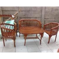Gambar VIRAL BANGKU JATI KURSI TERAS KURSI TAMU KURSI JATI AMERIKA KURSI JATI DOEL - 4 KURSI 1 M DO dari styleliving77 undefined 3 Tokopedia