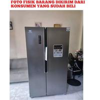 Gambar LEMARI ES KULKAS SIDE BY SIDE GEA G2D-563 SILVER G2D563 INOX dari Bazaar Grosir Elektronik undefined 3 Tokopedia