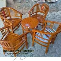 Gambar VIRAL BANGKU JATI KURSI TERAS KURSI TAMU KURSI JATI AMERIKA KURSI JATI DOEL - 4 KURSI 1 M DO dari styleliving77 undefined 5 Tokopedia