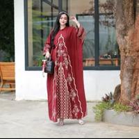 Gambar GROSIR KAFTAN TERBARU KEKINIAN / KAFTAN SUPER JUMBO / DASTER LOWO TERMURAH BAHAN ADEM - karina army dari indrianiiishop undefined 3 Tokopedia