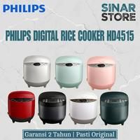 Gambar Philips Digital Rice Cooker 1.8L - HD4515 Garansi Resmi - Putih dari Sinar Store1 undefined 1 Tokopedia