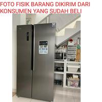 Gambar LEMARI ES KULKAS SIDE BY SIDE GEA G2D-563 SILVER G2D563 INOX dari Bazaar Grosir Elektronik undefined 5 Tokopedia
