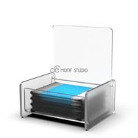Gambar KOTAK TEMPAT WADAH SIMPAN PENYIMPANAN STORAGE HOLDER ORGANIZER ORGANISER BOX COTTON BUD LIDI KAPAS PEMBERSIH KOREK KUPING TELINGA ESTETIK KEKINIAN MINIMALIS AESTHETIC MINIMALIST ELEGAN UNIK MODERN KEREN AKRILIK ACRYLIC PREMIUM POLOS PLAIN HEAVY FROSTED dari Demotif Studio undefined 1 Tokopedia