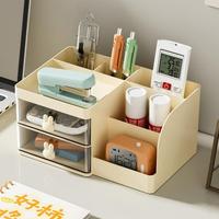 Gambar Tempat Pensil Aesthetic Rak Kotak Laci Meja Kerja Aesthetic Wadah ATK Meja Kantor Estetik Desk Organizer Rak Meja Alat Tulis Kantor dengan Laci Tertutup 2 Susun - Putih dari Folding Sore undefined 3 Tokopedia