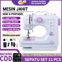 Gambar Upgrade baru & Spesial waktu terbatas Epic Finds Mesin Jahit Mini Portabel 705A dengan 12 Pola Jahitan, Cocok untuk Pakaian Jahit Tangan dan Listrik, Dilengkapi dengan Lampu LED - Set C-Ungu, 505 A dari CV Toytopia undefined 1 Tokopedia