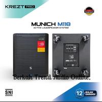 Gambar Subwoofer Audio Systeam KREZT Munich M118 Active Speaker Subwofer 18 Inch dari Berkah Trend Audio Online undefined 1 Tokopedia