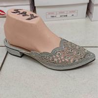 Gambar Sandal pesta size sampai 41 42 pengantin kondangan 3 cm sendal slop kebaya wisuda heels 3cm model terbaru - Hitam, 36 dari SerbaSerbu HQ undefined 5 Tokopedia