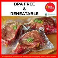 Gambar (PACK) Vacuum Bag 12x25cm Plastik Vakum Polos Emboss Vacum Sealer Makanan Delkochoice - Emboss Bening, 12x25cm dari kilat packing undefined 5 Tokopedia