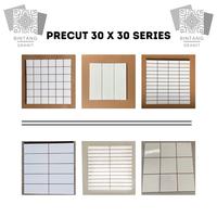 Gambar Moaik Keramik Lantai Precut Nat Palsu Ukuran 30x30 Putih Glossy (Perlembar) - 2.5x15 dari Bintang Granite undefined 1 Tokopedia