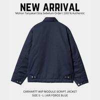 Gambar CARHARTT WIP MODULE SCRIPT JACKET AIR FORCE BLUE | JAKET PRIA ORIGINAL 100 % - S dari MYSHOES 22 undefined 2 Tokopedia