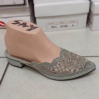 Gambar Sandal pesta size sampai 41 42 pengantin kondangan 3 cm sendal slop kebaya wisuda heels 3cm model terbaru - Hitam, 36 dari SerbaSerbu HQ undefined 4 Tokopedia