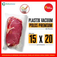 Gambar (PACK) Vacuum Bag 15x20cm Plastik Vakum Polos Emboss Vacum Sealer Makanan Delkochoice - Emboss Bening, 15x20cm dari kilat packing undefined 3 Tokopedia