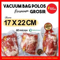 Gambar (PACK) Vacuum Bag 17x22cm Plastik Vakum Polos Emboss Vacum Sealer Makanan Delkochoice - Emboss Bening, 17x22cm dari kilat packing undefined 3 Tokopedia