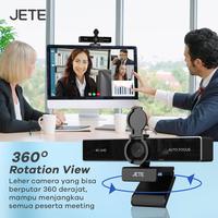 Gambar Webcam 4K UHD for Meeting Streaming JETE W41 , with Mini Tripod , Dual Mic , Privacy Cover - Garansi 2th dari JETE Authorized Bandung undefined 3 Tokopedia