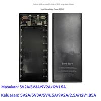 Gambar 8 Slot Kotak Baterai 18650 Powerbank USB Type C - 22.5W fast charging PD/QC3.0 Battery Case Solder free DIY kit - Hitam dari Fawwaz Shop Warehouse undefined 3 Tokopedia