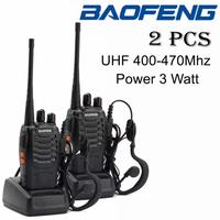 Gambar Paket 2 Unit Handy Talkie Walkie Talkie BF-888S UHF 16 Chanel Jarak Jauh dari TRIPIO undefined 1 Tokopedia