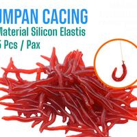Gambar Umpan Pancing Cacing Buatan / Soft bait worm (5 pcs) dari toko marm undefined 1 Tokopedia