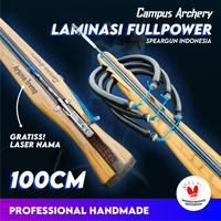 Gambar SPEARGUN PANAH IKAN 100CM LAMINASI SPEK POWER FULL - 3 SET KARET 16MM - TRIGGER REVERSE ROLLER dari Campus Archery Indonesia undefined 2 Tokopedia