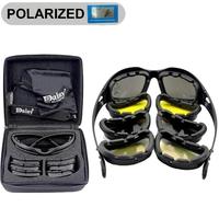 Gambar Tactical Glasses 4 Lens Men Army Hunting Shooting Glasses Motorcycle Hiking Polarized Sunglasses X7/C5 Tactical Airsoft Goggles - FS C5 Polarized, CHINA dari Allure Couture88 undefined 1 Tokopedia