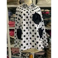 Gambar GF Jody Polka Shirt B & W dari Prettyinpastel28 undefined 3 Tokopedia