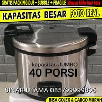 Gambar MAGIC COM JUMBO 40 PORSI 20 LITER Besar Rice Cooker JAR Nasi CATERING - Rice Cooker dari Doaibu idstore undefined 1 Tokopedia