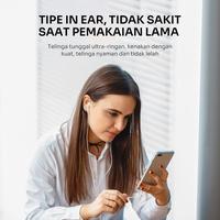 Gambar EARPHONE ROBOT RE50 Black - Earphone dari Techno Computer Bali undefined 4 Tokopedia