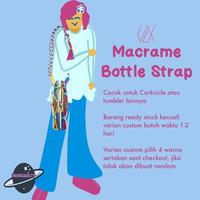 Gambar Havvla Macrame Bottle Strap Corkcicle Adjustable Tumbler Holder Tali Gantungan Botol Berkualitas - Fusion, 250-300cc dari shoescare975 undefined 1 Tokopedia