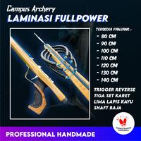 Gambar SPEARGUN PANAH IKAN 100CM LAMINASI SPEK POWER FULL - 3 SET KARET 16MM - TRIGGER REVERSE ROLLER dari Campus Archery Indonesia undefined 4 Tokopedia