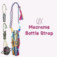 Gambar Havvla Macrame Bottle Strap Corkcicle Adjustable Tumbler Holder Tali Gantungan Botol Berkualitas - Fusion, 250-300cc dari shoescare975 undefined 2 Tokopedia