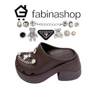 Gambar FABINASHOP Wedges Crocs Siren Clog Wanita Tinggi 10cm Import Viral Kekinian Free Aksesoris Jibbitz Mewah - COFFEE, 35 dari FABINASHOP undefined 2 Tokopedia
