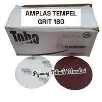 Gambar TOHO AMPLAS BULAT GRIT 60 / 80 / 100 / 120 / AMPLAS TEMPEL 4" - GRIT P80 dari PEJUANG TEKNIK MANDIRI undefined 5 Tokopedia
