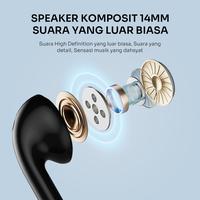 Gambar EARPHONE ROBOT RE50 Black - Earphone dari Techno Computer Bali undefined 5 Tokopedia