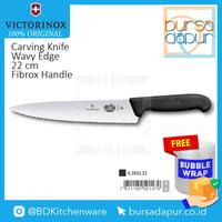 Gambar Victorinox Carving Knife 22 cm (Bergerigi) Black Nylon Handle (5.2033.22) dari Bursa Dapur Mall undefined 2 Tokopedia