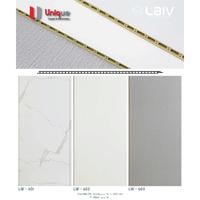 Gambar Wall Board Lai V 60cm x 2.95 Motif Kayu / Papan Board PVC Click Tebal 9mm Motif Marmer - LW 601  dari Unique Carpet Deco Bali undefined 2 Tokopedia