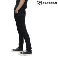 Gambar RAYXRAN Celana Jeans Panjang Hitam Pria Slimfit Skinny Jumbo Denim Stretch - Hitam, S (27-28) dari Rayxran undefined 4 Tokopedia