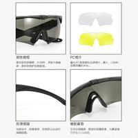 Gambar Men Women Army BALLISTIC 3.0 Protection Military Glasses Paintball Shooting Goggles Tactical MTB Cycling Polarized Sunglasses - Khaki-A dari Allure Couture88 undefined 2 Tokopedia