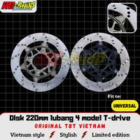 Gambar Disk Cakram Piringan TBT 220mm Floating T Drive TDV HY 002 Mio Fino Soul Beat Scoopy PCX CBU Vario 125 150 Original Vietnam - brown dari RG shop part undefined 1 Tokopedia