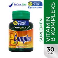 Gambar NUTRIMAX B COMPLEX - 30 TABLET | Suplemen Sistem Saraf Neutropik, Membantu Mengatasi Stress dan Depresi dari VitaminDiskon undefined 1 Tokopedia