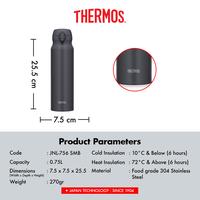 Gambar Thermos Vacuum Insulated One Push Tumbler - 750ml - Blue dari Thermos Indonesia undefined 2 Tokopedia