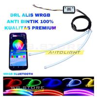 Gambar WB.STORE Lampu LED DRL Alis WRGB APP 30 60 cm Welcome + RGB Matrix ANTI BINTIK Mobil Motor Sein Running LAMPU ALIS RGB DRL SETTING Anti bintik DRL Super Soft 30 cm Led alis RGB Bluetooth lampu alis WRGB - 30 CM WB.STORE dari CV WEO undefined 1 Tokopedia