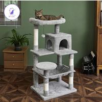 Gambar promo !!! Cat house tower hamock / Rumah tower kucing santai memanjat - Putih dari Cat house shop undefined 1 Tokopedia