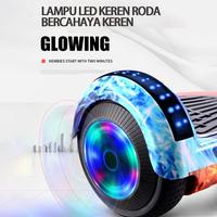 Gambar Haverboard TOP QUALITY speaker hoverbot hoverboard anak Terbaru smart balance wheel - grafiti putih, dengan pegangan dari CV SAMDORETI undefined 4 Tokopedia