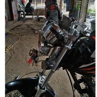 Gambar Lampu Sports Day 7 inch full Set Batok ninja Speedo ninja breket lampu ninja untuk pemakian shok depan ninja gorilla mitsuyo nagoya dus coklat PNP megapro mega pro tiger ninja ss r vixion cb150r old megapro mp Verza dari CV WEO undefined 4 Tokopedia