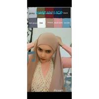 Gambar Terlaris Kerudung/Hijab Pashmina Ciput Praktis - Hitam dari dela delo shop undefined 2 Tokopedia