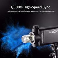 Gambar Flash Godox AD200pro II AD200 Pro II AD200PROII + Trigger X2T - Canon dari Fotografistore undefined 5 Tokopedia