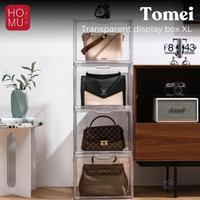 Gambar HOMU TOMEI XL Transparent Storage Display Box Kotak Penyimpanan Sepatu Tas Buku Transparan Magnet - Shoes Storage B dari nresnanirika undefined 2 Tokopedia