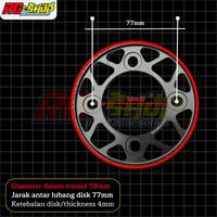 Gambar Disk Cakram Piringan TBT 220mm Floating T Drive TDV HY 002 Mio Fino Soul Beat Scoopy PCX CBU Vario 125 150 Original Vietnam - brown dari RG shop part undefined 2 Tokopedia