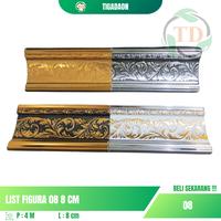 Gambar LIST FIGURA 3CM, 4CM, 6CM, 8CM, 12CM - 4cm, Silver dari tiga daon plafon bekasi undefined 5 Tokopedia